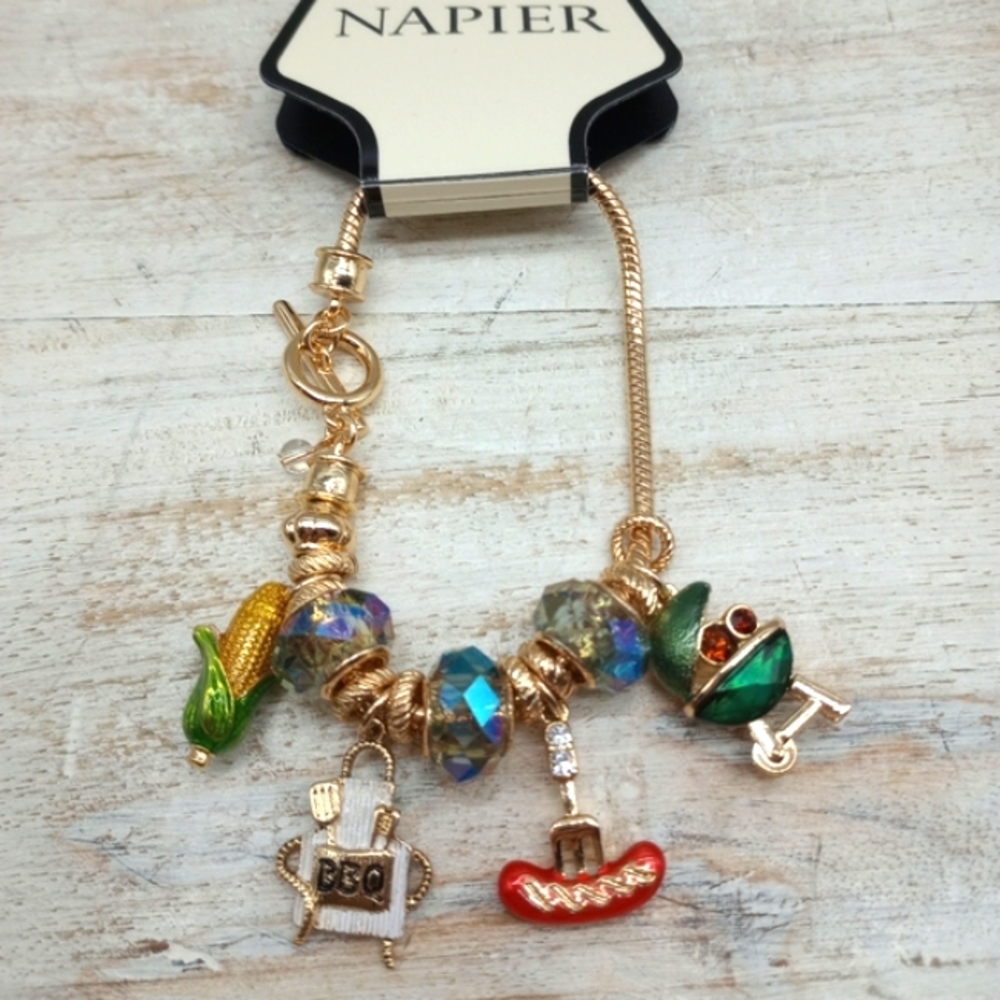 Napier BBQ/Picnic Charm Bracelet